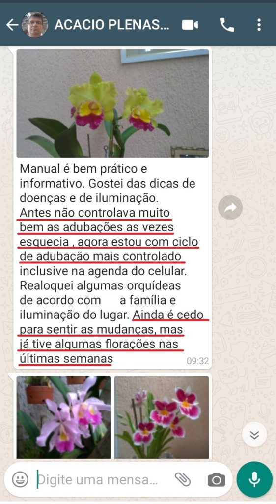 Manual descomplicando o cultivo de orquideas depoimentos
